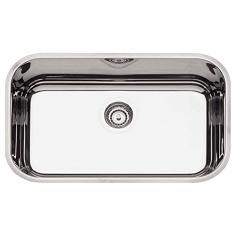 Cuba de embutir Tramontina Lavínia 56 BL em Aço Inox Alto Brilho 56x34 cm