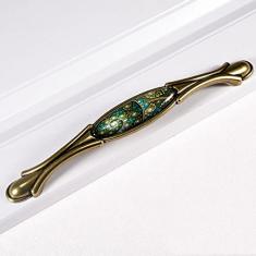 Maçaneta de móveis retrô elegante de bronze vintage maçanetas e maçanetas de armário puxador de porta de armário puxador de gaveta de armário, D