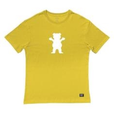 Camiseta Grizzly Og Bear Tee Masculina Amarelo