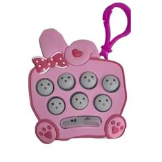 Volta as Aulas Chaveiro Pop It Eletronico Brinquedo Infantil Anti Stress Mini Jogo Educativo Crianca Divertido Personagem Desenho Silicone Console Musicas Luzes Interativo Relaxar Memoria…