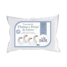 Travesseiro Daune 50% Penas E 50% Plumas De Ganso 50x70cm