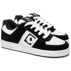 Tênis Qix Skate Retrô 90s MG Preto Branco, Preto, 37