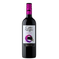 Vinho Gato Negro Carmenère Tinto Seco 750ml, Seco, Tinto