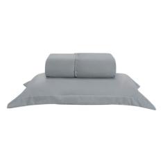 Jogo de Lençol Basic Aba Americana Percal 300 fios Solteiro 2 Peças - 