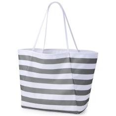 KALIDI Bolsa de praia feminina grande, impermeável, à prova de areia, bolsa de supermercado, casual, Hobo, para praia, piquenique, férias, essenciais