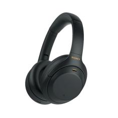 Sony Fones de ouvido sem fio WH-1000XM4B com cancelamento de ruído – Vida útil da bateria de 30 horas – Estilo Over Ear – Otimizado para Alexa e Google Assistant – Microfone embutido para chamadas –