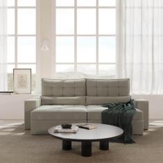 Sofá Retrátil e Reclinável 4 Lugares 260cm Embaúba Extra CabeCasa Made