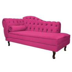 Recamier Diana 160cm Lado Direito Pink Doce Sonho Móveis