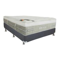 Cama Box Casal: Colchão Molas Pocket Ensacadas Castor Summer Winter + 