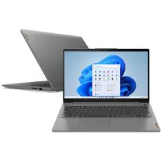 Notebook Lenovo Core i5-1135G7 8GB 256GB SSD Tela 15.6" Windows 11 Ideapad 3i 82MD0007BR