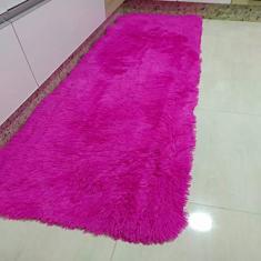 Passadeira Peluda Tapete Felpudo 0,60x2,00 40mm De Pelos