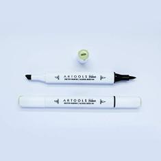 Marca Texto Artools Pictom Pontas Broad e Brush Verde G822