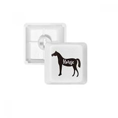 Kit de atualização para jogos com teclado mecânico PBT de animais em preto e branco