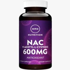Nac N-Acetyl-L-Cysteine 600Mg, 60 Cápsulas, Mrm Importado - Mrm Nutrit