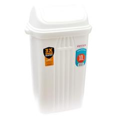 Sanremo - Lixeira Plástica Basculante de 10 Litros, Linha Casablanca