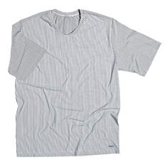 Camiseta Micr Listr M.Curta C/Bord, Mash, Masculino, Branco, P