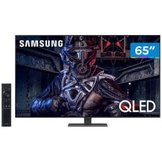 Smart Tv 65 4K Qled Samsung 65Q80a Wi-Fi - Som Em Movimento Processado