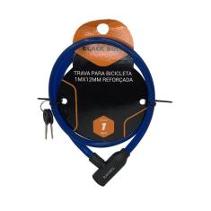 Cadeado Trava Bicicleta Reforçada Aço 1 metro Ferramenta
