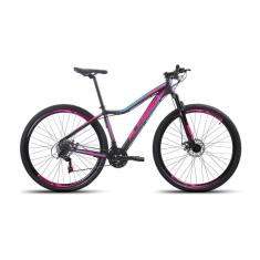 Bicicleta Aro 29 Aluminio Alfameq Pandora Feminina Freio A Disco 24 Marchas