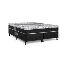 Cama Box + Colchão Castor King Class One Face Tecnopedic 180x200x52cm