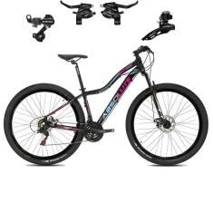 Bicicleta Feminina 29 Aluminio Absolute Hera 21v Freio Disco Cambios Trocadores Shimano-Feminino