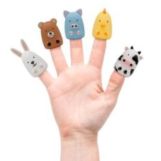 Dedoches Divertidos Vinil Bebe Animaizinhos 09728 - Buba