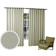 Cortina Maya Tecido Rústico 3,00m X 2,80m Campari Textil, Palha