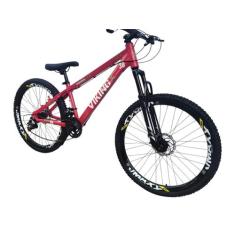 Bicicleta Aro 26 Aluminio Vikingx Tuff 30 21 Velocidades Mtb Freeide F