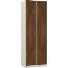 Guarda Roupa Solteiro 2 Portas Prime Plus 80 Cm Luciane Móveis
