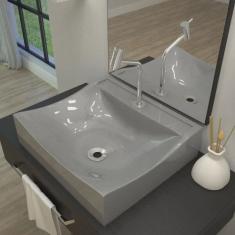 Kit Cuba Q440 com Torneira Pratika 1060 Metal e Válvula 1 Pol. Sifão pvc e Flexível Compace