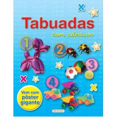Livro - Tabuadas com Adesivos (Capa Azul)