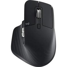 Mouse sem fio Logitech MX Master 3 com Sensor Darkfield para Uso em Qualquer Superfície, Conexão USB Unifying ou Bluetooth com Easy-Switch para até 3 dispositivos e Bateria Recarregável