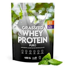 Grassfed Whey Protein Natural Pacote 450 g