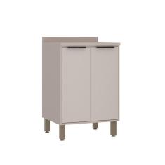 Balcão 60cm 2 Portas com Tampo Stylo Luciane Móveis