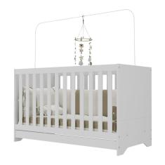 Berço 3 em 1 para Colchão 60 x 130 cm Multimóveis FG0527 Branco