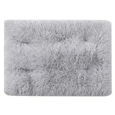 Tapete para caixa de cachorro, cama de cachorro para cães grandes, almofada de canil confortável e fofa antiderrapante para camas e móveis de cachorro, cama de cachorro acolchoada (Color : Gray 2, S