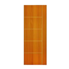 Porta Madeira Modelo Colmeia Frisada 4000 - 70x210 x 3,5 Jequitibá - Alamo -