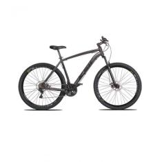 Bicicleta Aro 29 Ksw Xlt Alumínio 27v Freio Disco Mecânico Garfo Suspensão - Grafite Tam.19