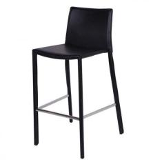 Banqueta Alta material sintético com Encosto Fixo - OR Design