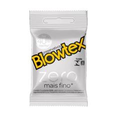 Preservativo Blowtex Zero Mais Fino 3 Unidades