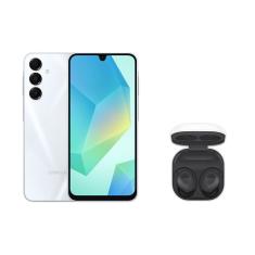 Celular Samsung A16 5G 256GB - Cinza + Galaxy Buds FE - Grafite