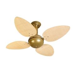 Ventilador De Teto Jet Venti-Delta Gold 4 Pás Natural 110V