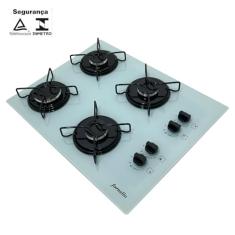 Fogao cooktop Fornello 4 bocas a gás (BRANCO)