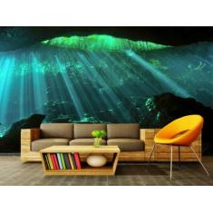Papel de Parede Paisagens Caverna 20 - 1,00 X 2,00 - Voce Decorando