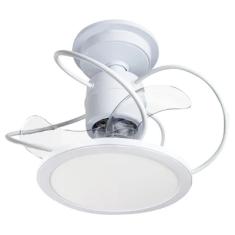 Ventilador De Teto Treviso Branco Confort LED Control Remoto