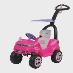 Carrinho De Passeio e Pedal Push Car Easy Ride Infantil - Biemme Rosa