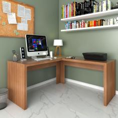 Mesa Para Escritório Angular França Amêndoa - Pnr Móveis