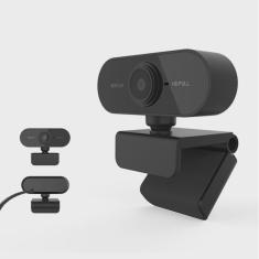 Webcam com Microfone Full Hd 1080p pc Qualidade Usb Câmera Stream Live Alta Resolução Com Acompanha Tripé