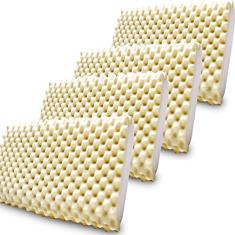 Kit 4 Travesseiros Espuma De Viscoelástico Nasa Massageador 50 x 70cm…