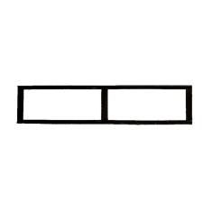 Caixilho Para Grelha Ferro Fundido Captação Esgoto 25x100cm